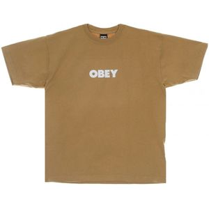 Obey, Tops, Heren, Bruin, XL, T-Shirts