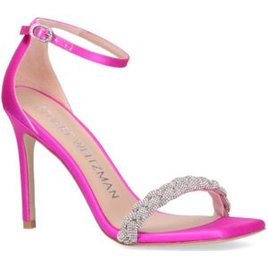 Stuart Weitzman, Schoenen, Dames, Roze, 36 EU, Roze Hoge Hak Sandalen