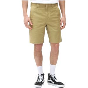 Dickies, Korte broeken, Heren, Beige, W33, Casual Bermuda Shorts