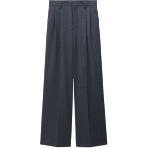 Filippa K, Wollen broek voor vrouwen Grijs, Dames, Maat:XL