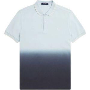 Fred Perry, Overhemd Fp Ombre Fred Perry Overhemd Blauw, Heren, Maat:M