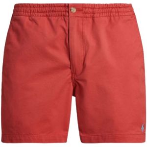 Polo Ralph Lauren, Korte broeken, Heren, Rood, L, Katoen, Klassieke Katoen Blend Prepster Shorts