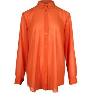 Acne Studios Pre-owned, Pre-owned Polyester tops Oranje, Dames, Maat:S