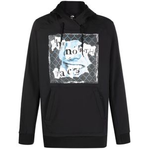 The North Face, Sweatshirts & Hoodies, Heren, Zwart, M, Deoordwand sweaters zwart