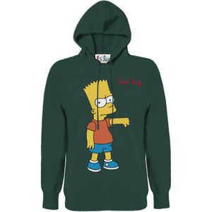 MC2 Saint Barth, Sweatshirts & Hoodies, Heren, Veelkleurig, M, Bart Simpson Hoodie