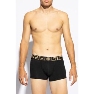 Versace, Ondergoed, Heren, Zwart, S, Katoen, Twee-pack boxershorts met logo