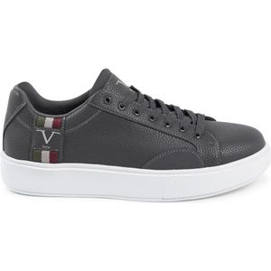 19v69 Italia, Grijze Synthetisch Leren Sneaker Grijs, Heren, Maat:46 EU