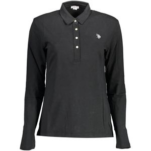 U.s. Polo Assn., Tops, Dames, Zwart, XL, Katoen, Polo Shirts