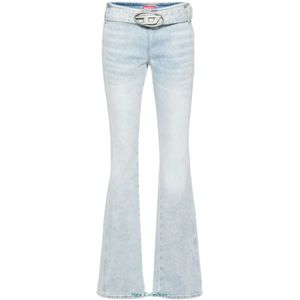 Diesel, Klassieke Denim Jeans Blauw, Dames, Maat:W27