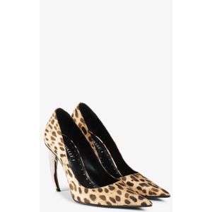 Roberto Cavalli, Schoenen, Dames, Bruin, 38 EU, Dierenprint Hoge Hak Pumps