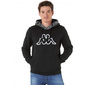 Kappa, Sweatshirts & Hoodies, Heren, Zwart, S, Sweatshirts