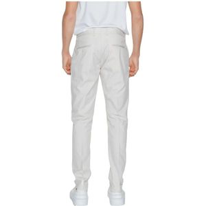 Antony Morato, Broeken, Heren, Wit, XL, Katoen, Witte Herenritsbroek