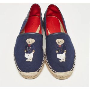 Ralph Lauren Pre-owned, Pre-owned, Heren, Blauw, 41 EU, Denim, Pre-owned Denim espadrilles