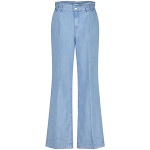 Marc Cain, Flared Jeans Blauw, Dames, Maat:L