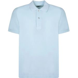 Tom Ford, Tops, Heren, Blauw, XL, Katoen, Polo Shirts