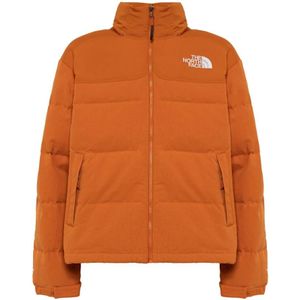 The North Face, Winter Jassen Oranje, Heren, Maat:XS