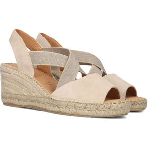 Notre-v, Schoenen, Dames, Beige, 37 EU, Suède, Dames Espadrilles Ciara 23.1