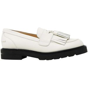 Stuart Weitzman, Schoenen, Dames, Wit, 36 EU, Loafers