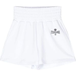 Chiara Ferragni Collection, Witte Dames Shorts Ss 24 Wit, Dames, Maat:S