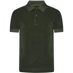 Tom Ford, T-Shirts Groen, Heren, Maat:L
