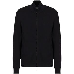 Armani Exchange, Sweatshirts & Hoodies, Heren, Zwart, 2Xl, Zwarte Sweaters voor Heren