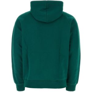 Carhartt Wip, Sweatshirts & Hoodies, Heren, Groen, L, Katoen, Klassieke Felpa Hoodie voor Mannen