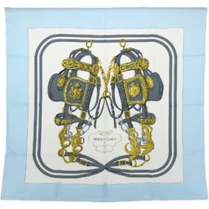 Hermès Vintage, Pre-owned Silk scarves Veelkleurig, Dames, Maat:ONE Size