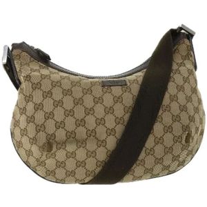 Gucci Vintage, Pre-owned Canvas gucci-bags Beige, Dames, Maat:ONE Size