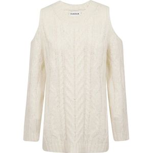 P.a.r.o.s.h., Fantasia Panna Sweater Wit, Dames, Maat:S