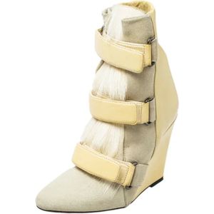 Isabel Marant Pre-owned, Pre-owned Leather boots Beige, Dames, Maat:37 EU