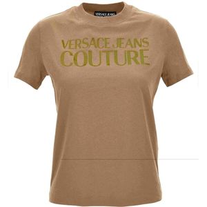 Versace, Tops, Dames, Bruin, M, Bruine T-shirts en Polos voor Vrouwen