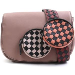 Bottega Veneta Vintage, Pre-owned, Dames, Roze, ONE Size, Pre-owned Leather clutches