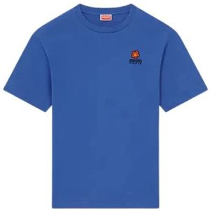 Kenzo, Blauwe Boke Flower T-shirt Blauw, Heren, Maat:M