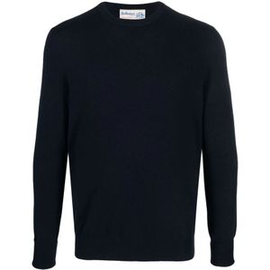 Ballantyne, Truien, Heren, Blauw, 3Xl, Luxe Cashmere Crewneck Sweater