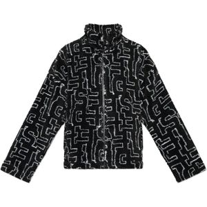 Diesel, Sweatshirts & Hoodies, Heren, Zwart, M, ‘S-Luck’ fleece sweatshirt