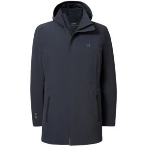 Ubr, Winddichte Parka Jas Zwart Zwart, Heren, Maat:M