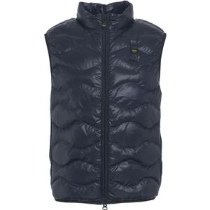 Blauer, Jassen, Heren, Blauw, L, Gewatteerd Mouwloos Vest