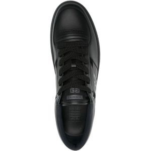 Givenchy, Schoenen, Heren, Zwart, 43 EU, Suède, Zwarte lage suède sneakers