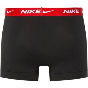 Nike, Ondergoed, Heren, Zwart, L, Katoen, Zwarte Boxerset met Gekleurde Elastiek