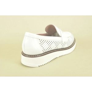 Pitillos, Schoenen, Dames, Wit, 36 EU, Wit + Perfo Moccassin DZ