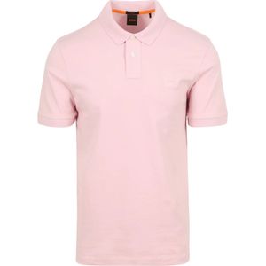 Hugo Boss, Slim-Fit Passenger Polo Shirt Roze Roze, Heren, Maat:XL
