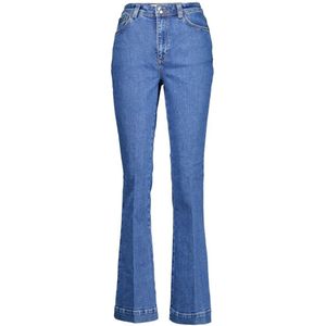 MOS Mosh, Jeans, Dames, Blauw, W26, Stijlvolle Jessica Kyoto Blauwe Flared Jeans