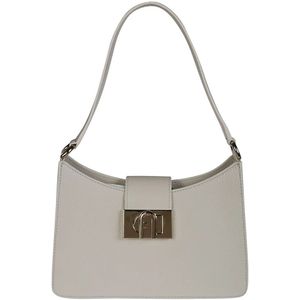 Furla, Tassen, Dames, Wit, ONE Size, Grote Hobo Tas