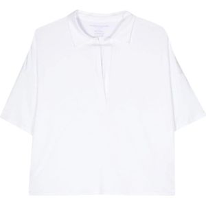 Majestic Filatures, Tops, Dames, Wit, L, Polo Shirts
