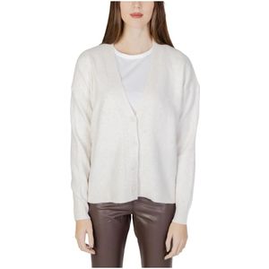 Street One, Truien, Dames, Wit, S, Katoen, Witte Button-Up Cardigan Lange Mouw