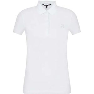 Armani Exchange, Polo Shirts Wit, Dames, Maat:S