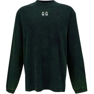 44 Label Group, Sweatshirts & Hoodies, Heren, Groen, S, Katoen, Groene Solar Lange Mouw Sweaters