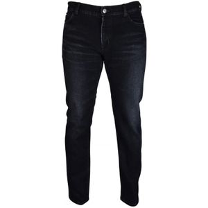 Balenciaga, Jeans, Heren, Zwart, W29, Denim, Slim-Fit Zwart Gewassen Vintage Stijl Jeans