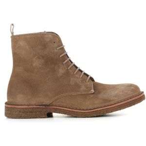 Astorflex, Schoenen, Heren, Beige, 41 EU, Suède, Taupe Suède Leren Enkellaarzen