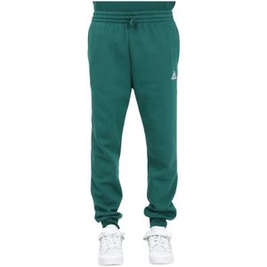 Adidas, Broeken, Heren, Groen, M, Essentials Fleece Regular Tapered Groene Sportbroek